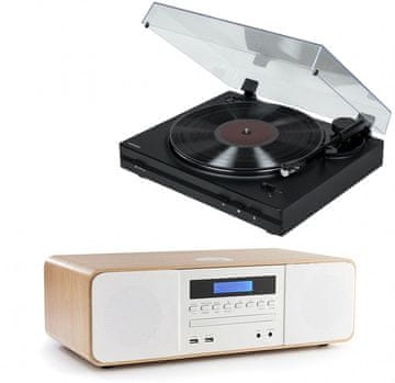 Thomson Stereo komplet / Digitalni mini sistem z gramofonom Thomson TT350 in MIC201