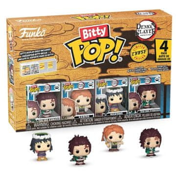 Funko Funko Bitty POP! Demon Slayer Tanjiro Kamado komplet 4 figuric Chase 2,5 cm