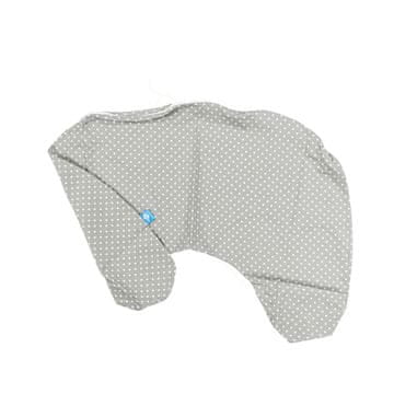shumee Prevleka za vzglavnik za dojenje BabyUniverse Small, 100 % bombaž - siv mak