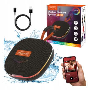 INNA Bluetooth zvočnik, majhen prenosni brezžični boombox z FM radiem, MP3, 13 W