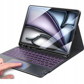 shumee Ovitek Earto s tipkovnico QWERTY in sledilno ploščico za iPad Air 11/Pro 11