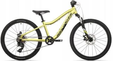 ROCK MACHINE Otroško kolo Rock Machine Storm, kolesa 24", okvir 12", žveplo rumeni diski