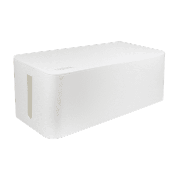 shumee Organizator kablov LogiLink Cable Box 407×157×133 mm bela posoda za trakove
