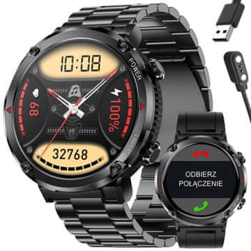 Gravity Moška pametna ura gravity GT21-1 - bluetooth klic, dodaten pašček (sg025a)