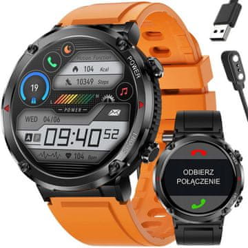 Gravity Moška pametna ura gravity GT21-2 - bluetooth klic, dodaten pašček (sg025b)