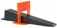 SOLID Sponka za niveliranje ploščic 1MM 100PCS trdno orodje za polaganje ploščic
