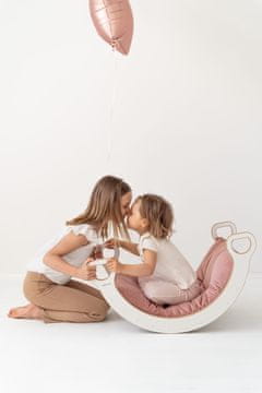 shumee Montessori blazina za gugalnik - vzmetnica za Montessori gugalnik L - roza