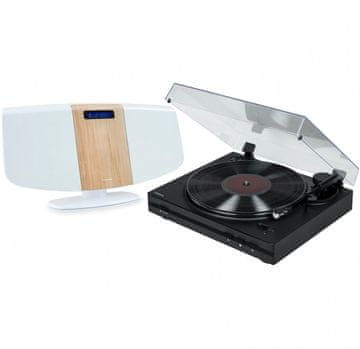 Thomson Stereo sistem / Digitalni mini sistem z gramofonom Thomson TT350 in MIC401