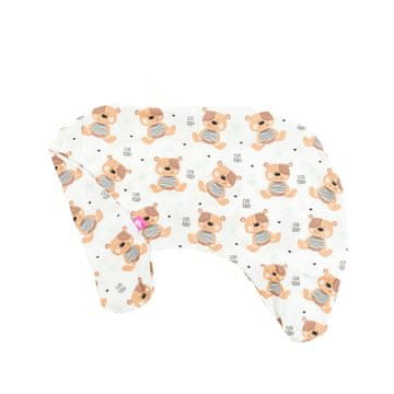 shumee Prevleka za vzglavnik za dojenje BabyUniverse Small 100% bombaž - medvedek