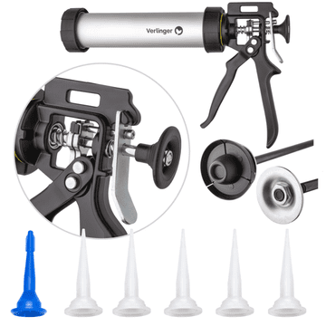 shumee PRO 26:1 300-400 ml aluminijasta cev za stiskanje Verlingerjevih mas 4500N