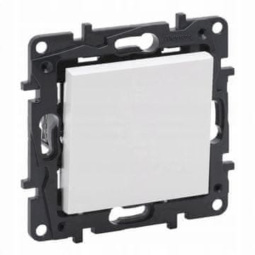 LEGRAND NILOE STEP BELI MODUL GUMBOV 1X 1Z VZMETNI SPONKI 6A 250V 863109