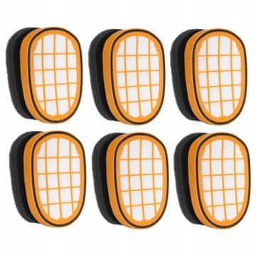 shumee 6x filter za sesalnik Philips Aqua 8000 XC8147 FC5005 FC6802 Speedpro M EM