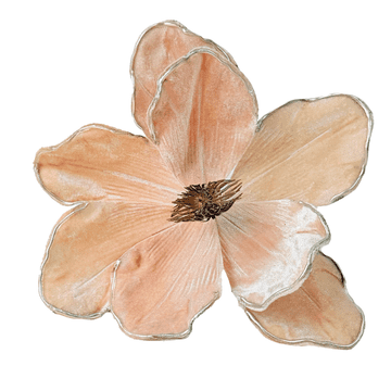 shumee Rože za božično drevo - Šampanjska magnolija na ščitniku V 27 cm Fi 22 cm