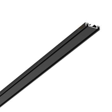 shumee Ozka magnetna tirnica, površinsko nameščena, črna, 200 cm + končne kapice
