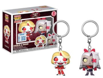 Funko Funko [hazbin hotel] Charlie & Vaggie Pocket Pop obesek za ključe, 2 kosa