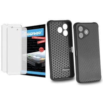 shumee Mat zaščitna folija za Hammer Blade VA 5G - 6,56" + silikonski ovitek TPU