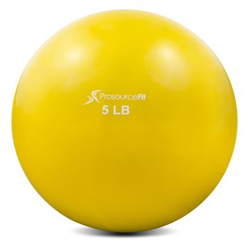 shumee ProsourceFit vadbena žoga za pilates, jogo, fizioterapijo, 2,3 kg, rumena