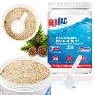 shumee Vzdrževanje NeoBac BIO-postaje Bakterijska biološka čistilna naprava 1 kg