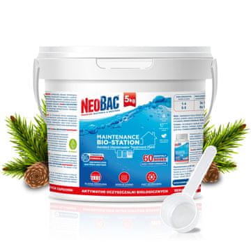 shumee Vzdrževanje NeoBac BIO-postaje Bakterijska biološka čistilna naprava 5 kg