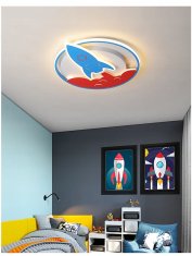 INNA LED stropna svetilka Rocket z daljinskim upravljanjem za otroško spalnico