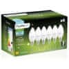 6x LED žarnica E14 svečka B35 10W = 75W 1100lm 6500K hladno svetilo 180°