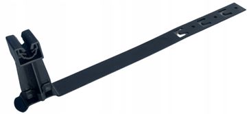 shumee Nosilec strelovodne zaščite za strešnike L-330 H - 70 mm univerzalni črn
