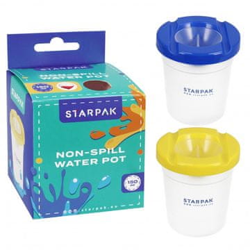 STARPAK Starpak nerazlivajoča se posoda s pokrovom za vodo za barvanje z barvami