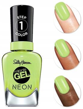 Sally Hansen Sally Hansen Miracle Gel lak za nohte brez UV svetilke Electric Lime 052