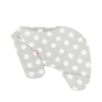 shumee Prevleka za vzglavnik za dojenje BabyUniverse Small, 100 % bombaž - siva