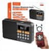 Mini FM radio Bluetooth prenosni brezžični kuhinjski zvočnik na baterije