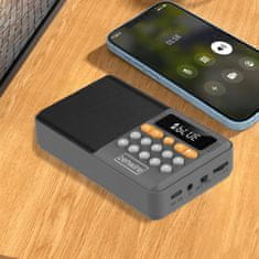 ZENWIRE Mini FM radio Bluetooth prenosni brezžični kuhinjski zvočnik na baterije