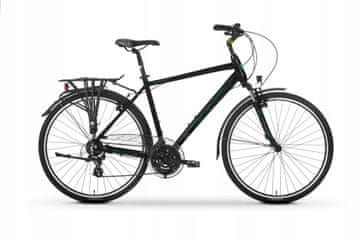 Tabou Treking kolo Tabou kinetic 2.0, 21-palčni okvir Altus 3X7, črno/turkizno