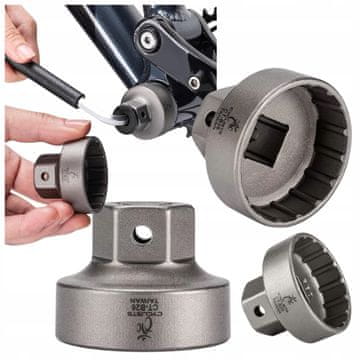 shumee Kolesarski nasadni ključ za Shimano 16 zob 41 mm matico gonilnega ležaja