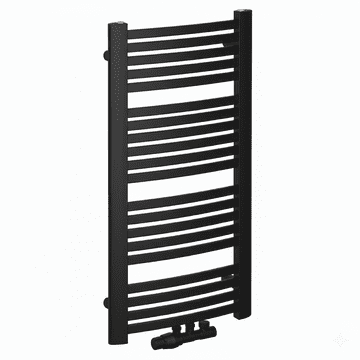shumee Kopalniški radiator Luxrad Wento 102,5x48 cm ZDC priključek mat črn 434W