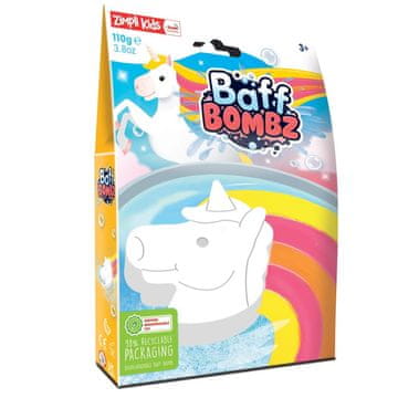 Zimpli Kids Kopalni samorog, ki spreminja barve, Rainbow Baff Bombz 3+, Zimpli Kids