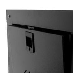 NETBERG 19" 4U 240x600x350 Rack omarica, viseča, perforirana vrata, črna N