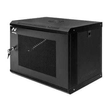 shumee Netberg Rack Cabinet 19" 9U 450x600x400 viseča perforirana vrata črna N