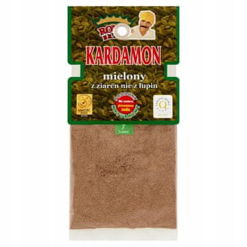 Royal Brand Malabarski kardamom, zmlet samo iz semen, ne iz lupin, 15 g Royal Brand