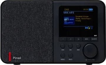 shumee Pinell Supersound 102W prenosni kompaktni mini DAB+/FM/internetni radio