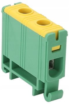 Tracon Electric ZBIRALNI KONEKTOR rumeno-zelen 1 x 1,5 -16mm² 85A TRACON FLEAL-16/1ZS