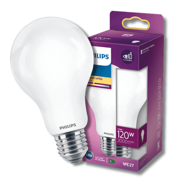 Philips LED žarnica E27 A67 13W = 120W 2000lm 2700K Topla 300° Classic