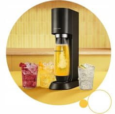 SodaStream Gazirana voda Sodastream MIX + CO2 kartuša, steklenica 1L, 430ml, črna