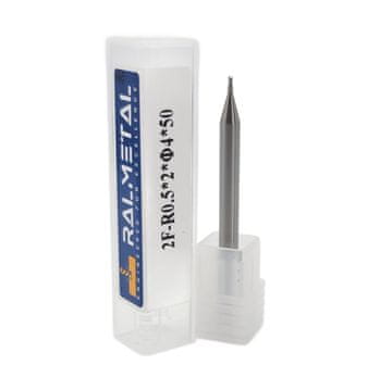shumee Sferični rezkar iz karbidne trdine za aluminij Fi1 R0,5 x 50 mm 45 HRC