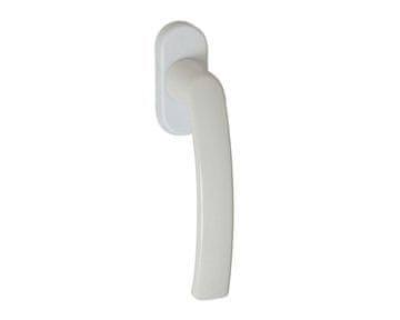 Domino Pluton okenski ročaj, bel domino - univerzalen za PVC, les in aluminij