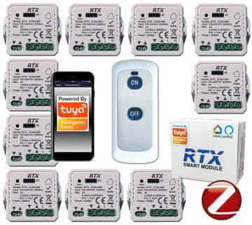 RTX 10x Tuya krmilnik rolet Zigbee daljinski upravljalnik rfrcm brezplačno