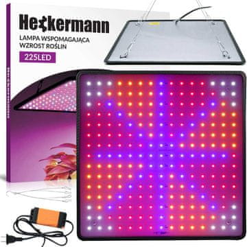 shumee Heckermann 225LED večbarvna svetilka za rast rastlin s polnim spektrom