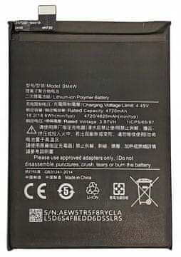 shumee Baterija za Xiaomi Redmi Note 9 PRO 5G / Mi 10T Lite 5G BM4W 4820 mAh