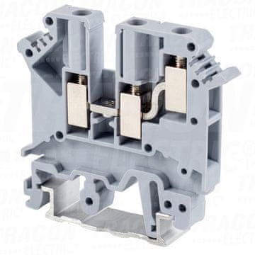 Tracon Electric Vijačna fazna priključna sponka za zbiralko, siva 0,2-4 mm2, 41 A ZUG