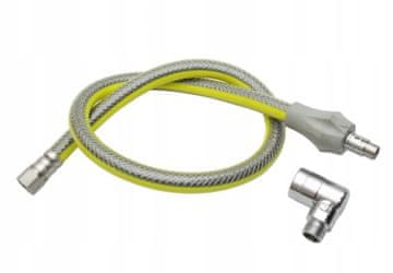 shumee Lechar gibljiva plinska cev 1/2” GW/hitri priključek 1/2” GZ - 125 cm
