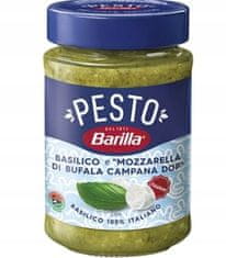 Barilla Pesto Bazilika z Mocarelo Basilico e Mozarella di Bufala Barilla 190g